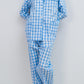 COMPLETO DONNA QUADRONE AZZURRO PROFILO AZZURRO CODPQDR AZZAZO SILVIA SCALMANA 