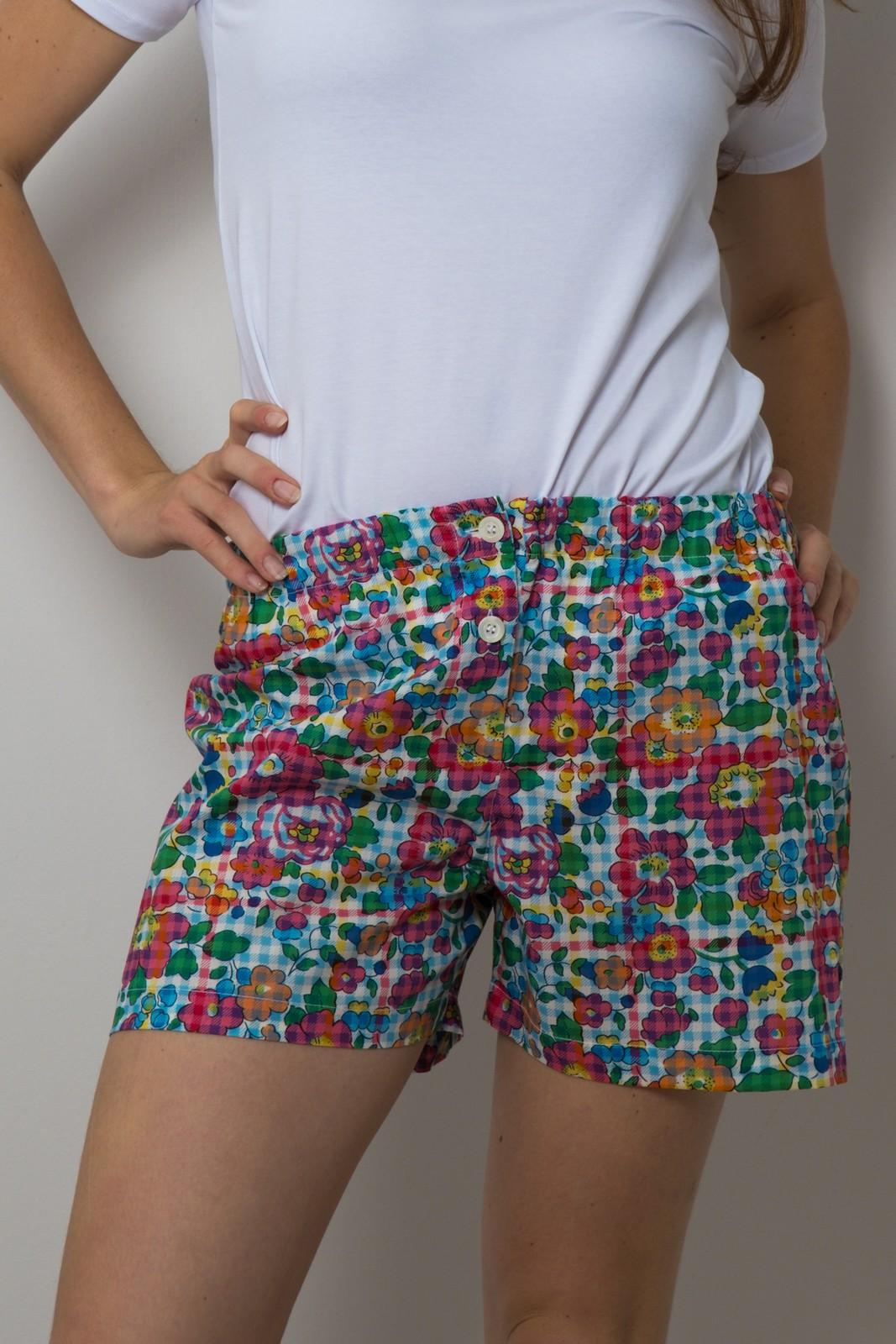 SHORTS LIBERTY DONNA BETSY CHECK SHDL BETSYCHECK SILVIA SCALMANA 