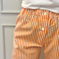 PANTALONI DONNA RIGA ARANCIONE PADPRIG ARA SILVIA SCALMANA 