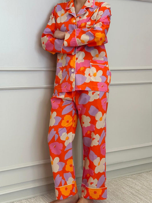 PIGIAMA LIBERTY DONNA "VERVE POP" ARANCIO