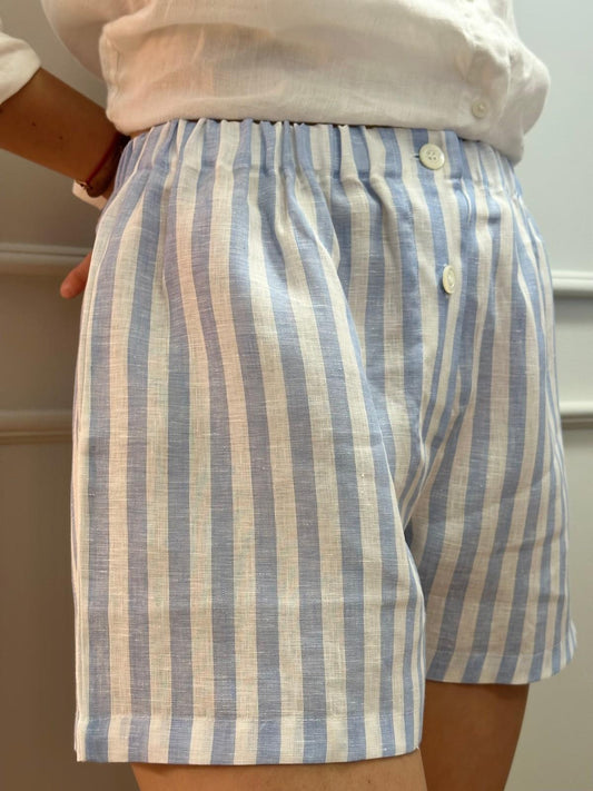 SHORTS DONNA LINO TAGLIATELLA AZZURRA SHDITAG AZZ SILVIA SCALMANA 