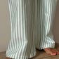 PANTALONI DONNA FLANELLA RIGONE VERDE PDFL TAGLIAVERDE SILVIA SCALMANA 