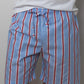 PANTALONE CORTO UOMO RIGA FONDO AZZURRO/ROSSO PCUPRFO AZZ SILVIA SCALMANA 