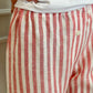 PANTALONI DONNA LINO TAGLIATELLA ROSSA PADITAG ROS SILVIA SCALMANA 