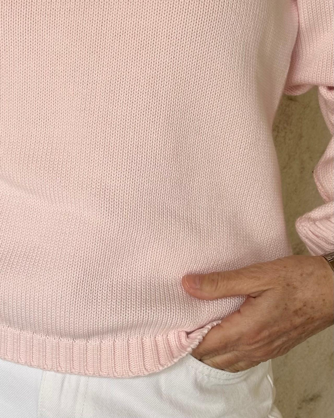 GIROCOLLO COTONE DONNA ROSA GIRTDC ROSA SILVIA SCALMANA 