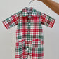 TUTINA BEBE' IN FLANELLA SCOZZESE VERDE/ROSSO TBFLSCOZZ VERDEROSSO SILVIA SCALMANA 