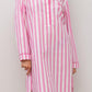 CAMICIA DA NOTTE MANICHE LUNGHE TAGLIATELLA FRAGOLA PROFILO LAMPONE NLDPTAG FRGLAM SILVIA SCALMANA 