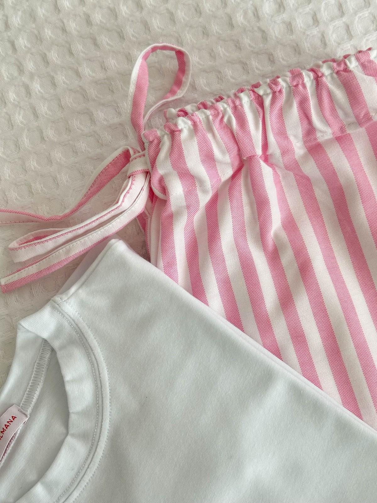 PANTALONI BIMBO TAGLIATELLA FRAGOLA PABFTAG FRG SILVIA SCALMANA 