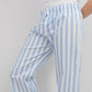 PANTALONI POPELINE DONNA TAGLIATELLA AZZURRA PADPTAG AZZ SILVIA SCALMANA 