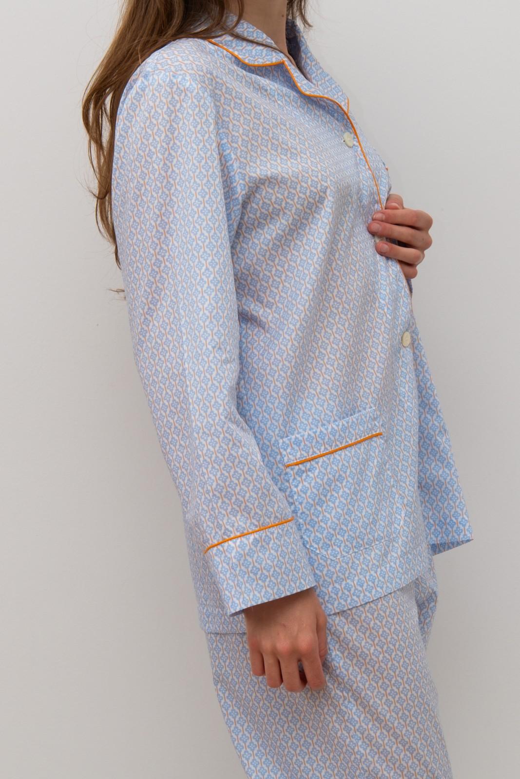 COMPLETO LIBERTY DONNA CLOVER FIELDS AZZURRO CODL CLOVERAZZURRO SILVIA SCALMANA 