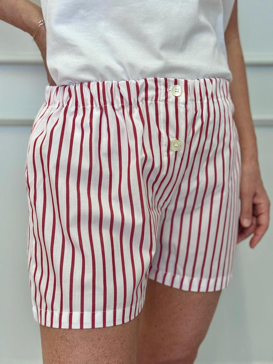 SHORTS DONNA RIGA ROSSA SHDPRIG ROS SILVIA SCALMANA 