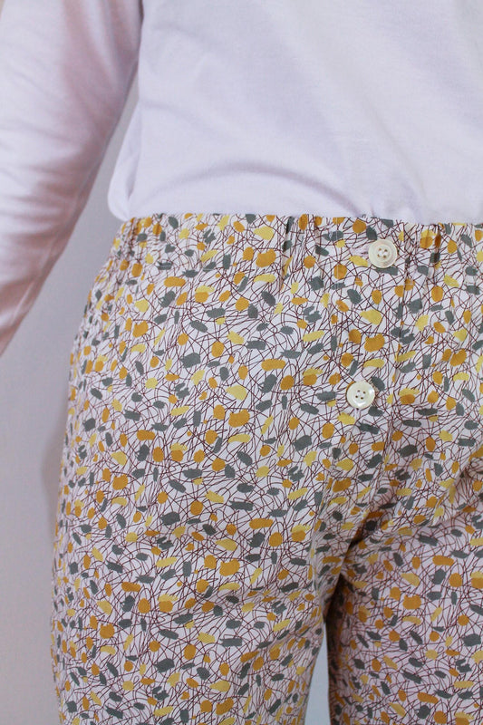 PANTALONI LIBERTY DONNA "BURUMA CURTAINS" PDLIB BURUMACURTAINS SILVIA SCALMANA 