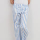 PANTALONI POPELINE DONNA TAGLIATELLA AZZURRA PADPTAG AZZ SILVIA SCALMANA 