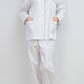 COMPLETO DONNA OXFORD BIANCO PROFILO AZZURRO CODOUNI BIAAZZ SILVIA SCALMANA 