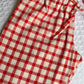 PANTALONE BAMBINO IN FLANELLA FINESTRATO ROSSO PBFL FINESTROSSO SILVIA SCALMANA 