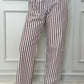 PANTALONI DONNA TAGLIATELLA MARRONE PADPTAG MAR SILVIA SCALMANA 
