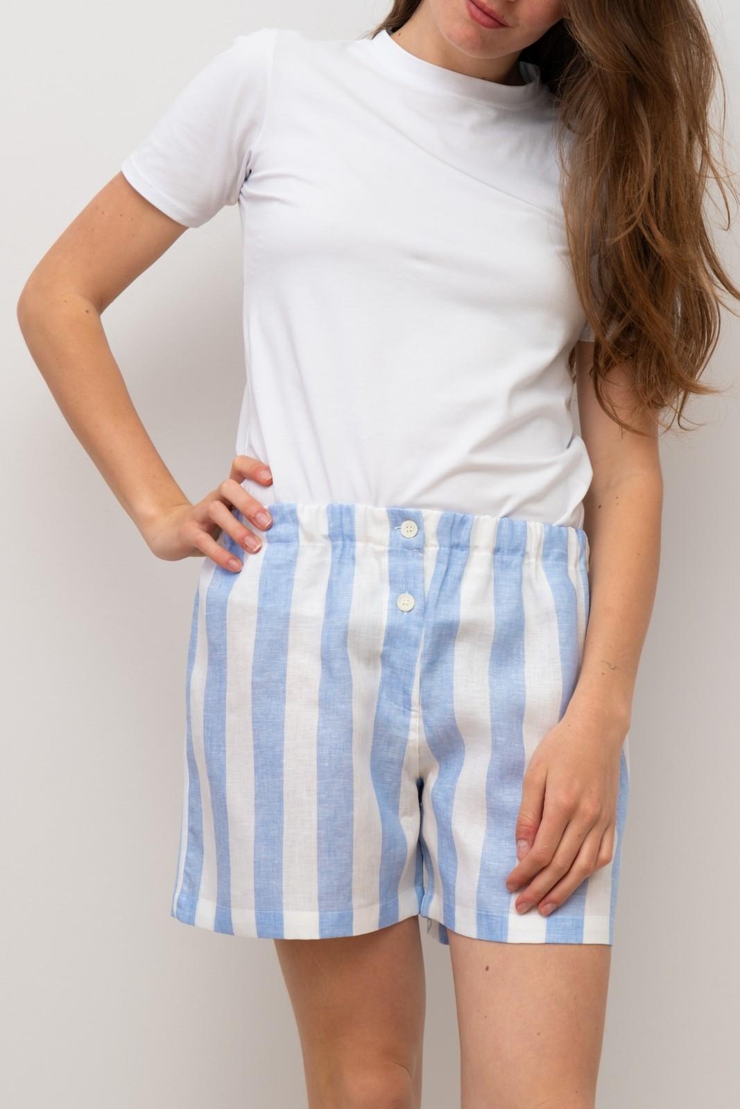 SHORTS LINO PAPPARDELLA AZZURRA SHDIPAP AZZ SILVIA SCALMANA 