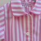 TUTINA BEBE' IN FLANELLA RIGONE ROSA TBFLTAGLIA FRAGOLA SILVIA SCALMANA 