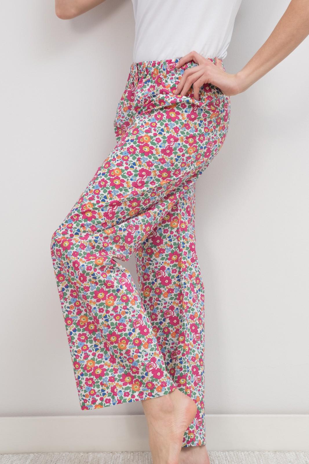 PANTALONI LIBERTY DONNA BETSY FUXIA PADL BETSYFUXIA SILVIA SCALMANA 