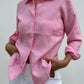 CAMICIA LINO DONNA "FRAGOLA"