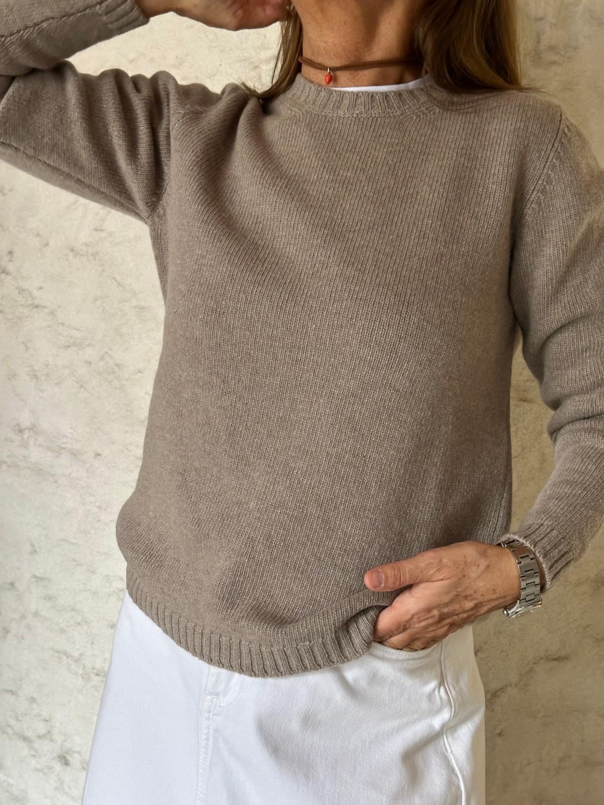 GOLF GIROCOLLO DONNA LANA TORTORA GIRTDL TORTORA SILVIA SCALMANA 