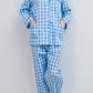 COMPLETO DONNA QUADRONE AZZURRO PROFILO AZZURRO CODPQDR AZZAZO SILVIA SCALMANA 