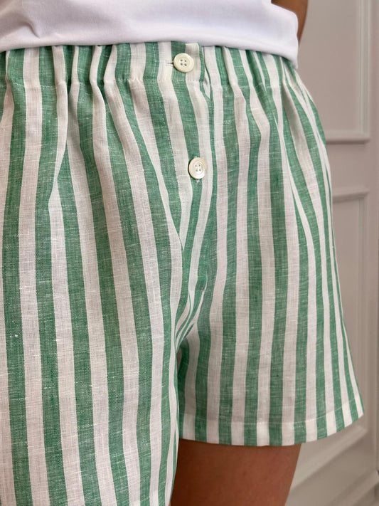 SHORTS DONNA LINO TAGLIATELLA VERDE SHDITAG VER SILVIA SCALMANA 