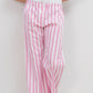 PANTALONI POPELINE DONNA TAGLIATELLA FRAGOLA PADPTAG FRG SILVIA SCALMANA 