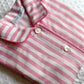 PINK STRIPE FLANNEL KIDS PAJAMAS