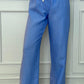 PANTALONI DONNA LINO AZZURRO PADIUNI AZZ SILVIA SCALMANA 