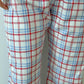PANTALONI UOMO SCOZZESE AZZURRO/ROSSO PAUFSCO AZZ SILVIA SCALMANA 
