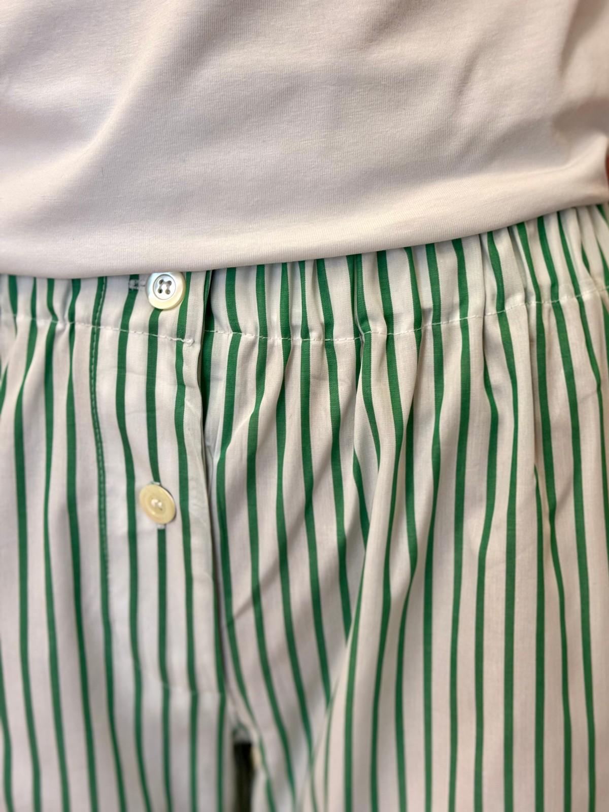 PANTALONI DONNA RIGA VERDE PADPRIG VER SILVIA SCALMANA 