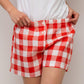 SHORTS LINO QUADRONE CORALLO SHDIQDR COR SILVIA SCALMANA 
