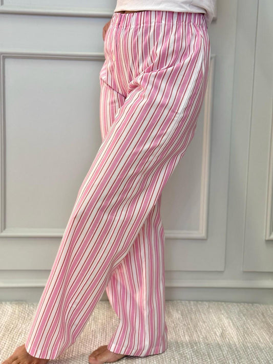 PANTALONI DONNA RIGONE ROSA/ROSSO<BR/> PADPRGO RSA SILVIA SCALMANA 