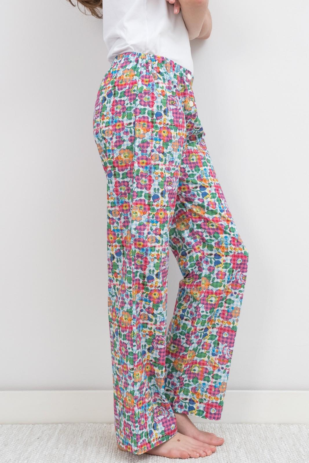 PANTALONI LIBERTY DONNA BETSY CHECK PADL BETSYCHECK SILVIA SCALMANA 