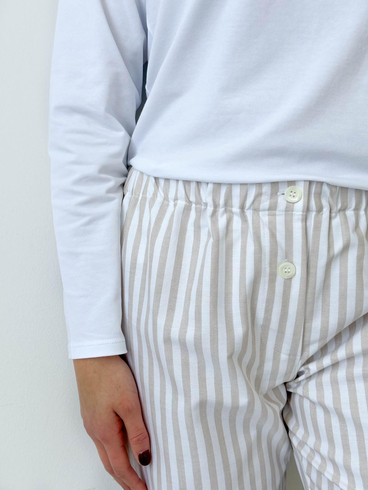 PANTALONI DONNA TAGLIATELLA SABBIA PADFTAG SAB SILVIA SCALMANA 