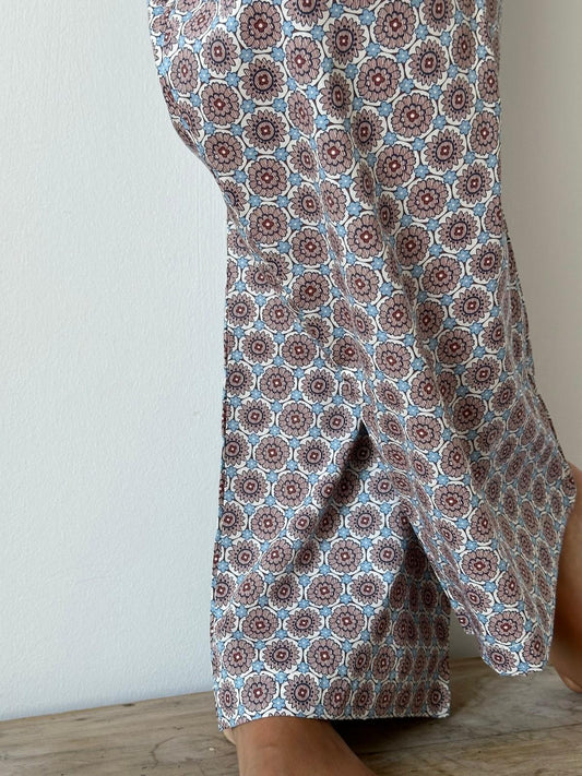 PANTALONI LIBERTY DONNA "INEZ MIO" MARRONE PADL INEZMIOMARRONE SILVIA SCALMANA 