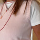 GILET DONNA COTONE ROSA