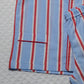 COMPLETO CORTO BAMBINO RIGA FONDO AZZURRO PROFILO ROSSO CCBPRFO AZZROS SILVIA SCALMANA 