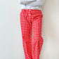 PANTALONI DONNA FINESTRATO FONDO ROSSO PADFFIN ROS SILVIA SCALMANA 