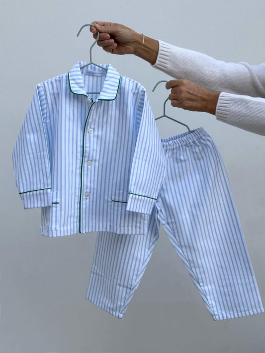 PIGIAMA BAMBINO RIGA AZZURRA