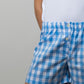 SHORTS DONNA QUADRONE AZZURRO SHDPQDR AZZ SILVIA SCALMANA 
