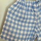 SHORTS BAMBINO IN LINO QUADRO AZZURRO SHBIQDR AZZ SILVIA SCALMANA 