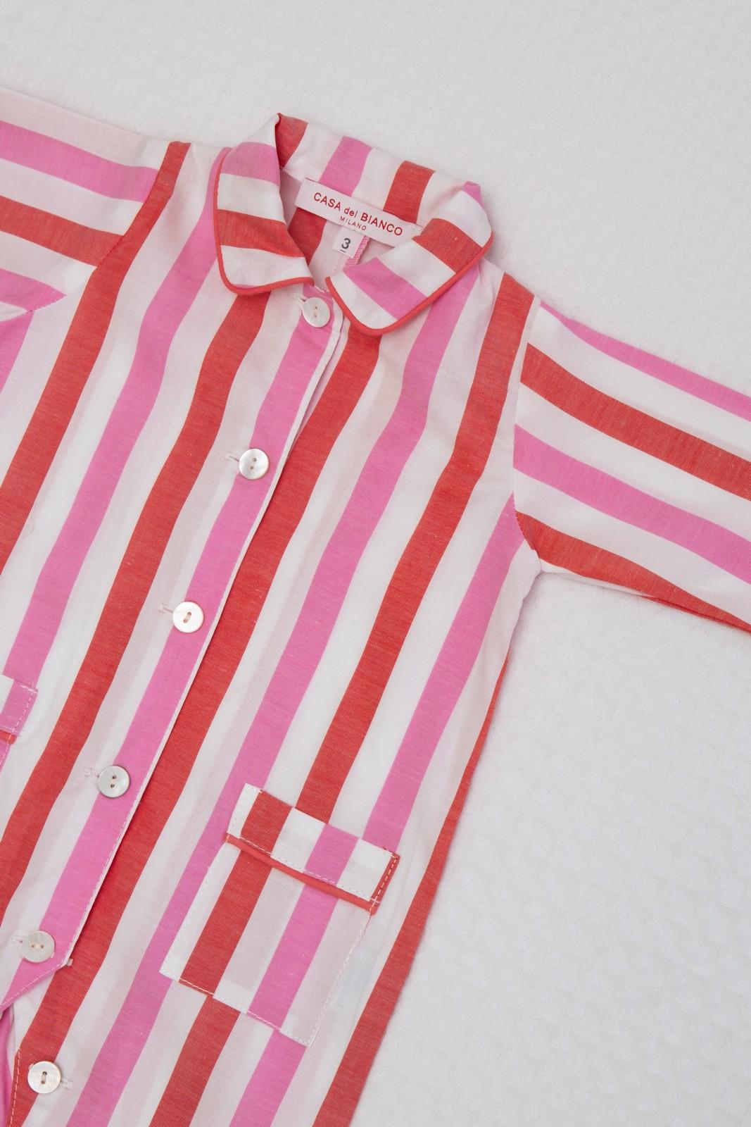 TUTINA POPELINE TAGLIATELLA MISTA FRAGOLA/ROSSO PROFILO ROSA TUBPRSA ROSRSA SILVIA SCALMANA 