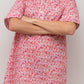 CAMICIA DA NOTTE LIBERTY MANICHE CORTE GEORGIE NCDL GEORGIEROSA SILVIA SCALMANA 