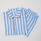 COMPLETO BAMBINO TAGLIATELLA AZZURRA PROFILO ROSSO COBPTAG AZZROS SILVIA SCALMANA 