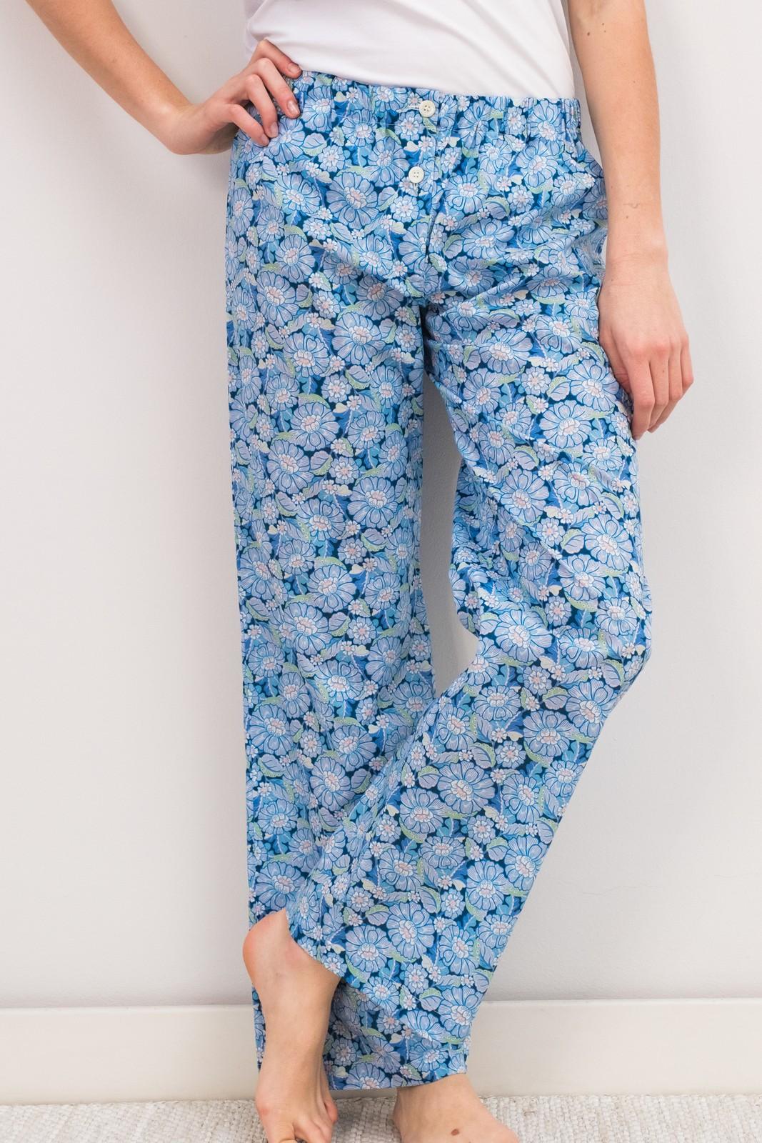 PANTALONI LIBERTY DONNA CLIFFORD STREET AZZURRO PADL CLIFFORDAZZURRO SILVIA SCALMANA 