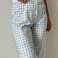 PANTALONI DONNA FLANELLA FINESTRATO AZZURRO PDFL FINESTAZZURRO SILVIA SCALMANA 