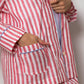 COMPLETO DONNA LINO TAGLIATELLA ROSSA PROFILO AZZURRO CODITAG ROSAZZ SILVIA SCALMANA 