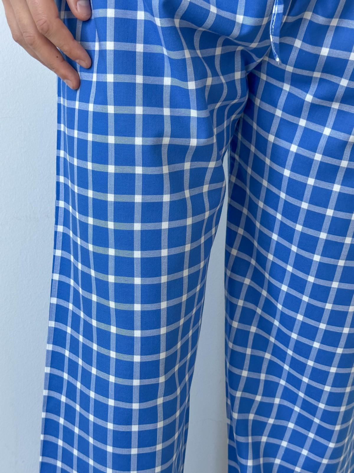 PANTALONI UOMO FINESTRATO FONDO BLUETTE PAUFFIN BLU SILVIA SCALMANA 